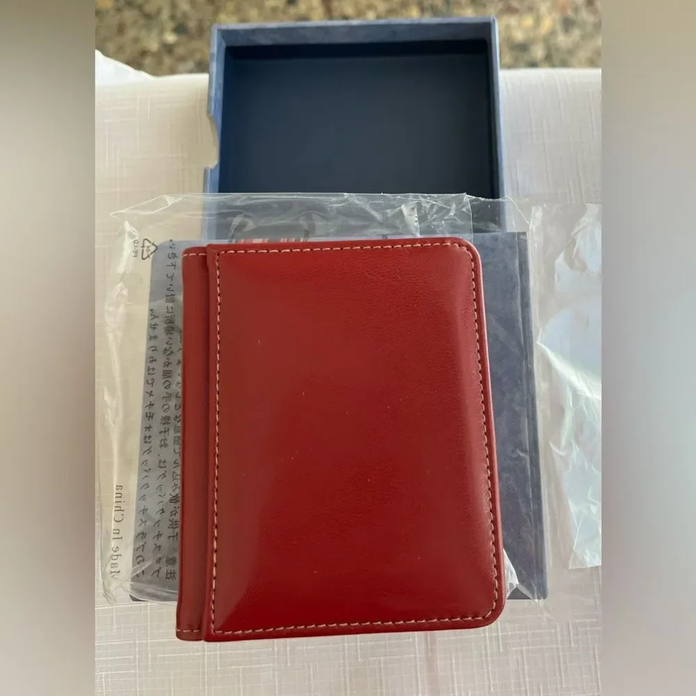 Creative Memories red and blue/grey picfolio 2 mini albums, new in box, 4x4